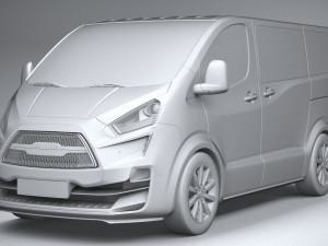 Generic Van Medium 2020 Modello 3D