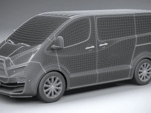 Generic Van Medium 2020 3D Model