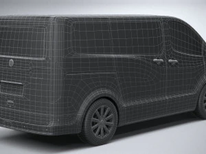 Generic Van Medium 2020 3D Model