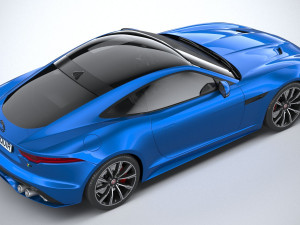 Jaguar F-type R Coupe 2021 3D Model