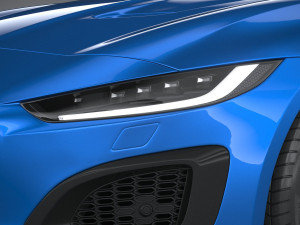 Jaguar F-type R Coupe 2021 3D Model