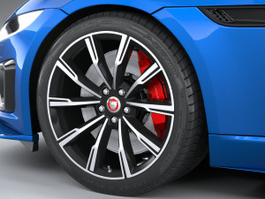 Jaguar F-type R Coupe 2021 3D Model