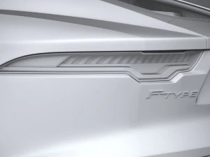 Jaguar F-type R Coupe 2021 3D Model