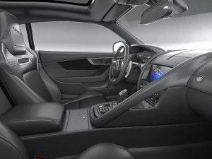 Jaguar F-type R Coupe 2021 3D Model