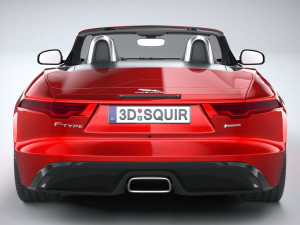 Jaguar F-type R Dynamic Convertible 2021 Model 3D