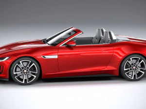 Jaguar F-type R Dynamic Convertible 2021 3D Model