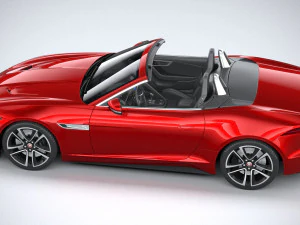 Jaguar F-type R Dynamic Convertible 2021 3D Model