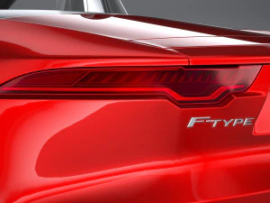 Jaguar F-type R Dynamic Convertible 2021 3D Model