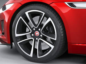 Jaguar F-type R Dynamic Convertible 2021 Model 3D