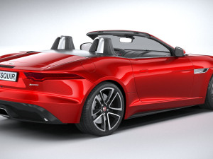 Jaguar F-type R Dynamic Convertible 2021 Model 3D