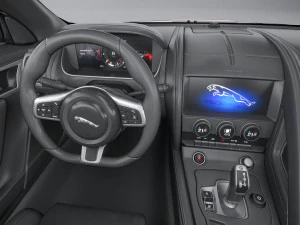 Jaguar F-type R Dynamic Convertible 2021 3D Model