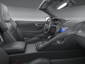 Jaguar F-type R Dynamic Convertible 2021 Model 3D