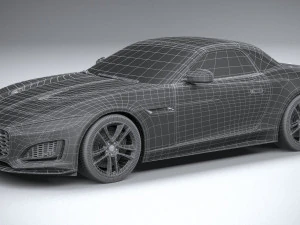 Jaguar F-type R Dynamic Convertible 2021 3D Model