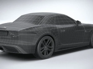 Jaguar F-type R Dynamic Convertible 2021 3D Model