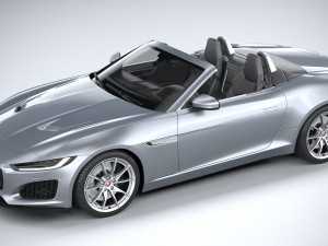 Jaguar F-type Regular Convertible 2021 3D 모델