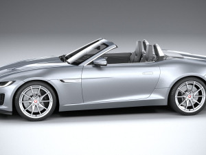 Jaguar F-type Regular Convertible 2021 3D 모델
