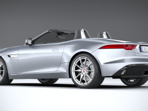 Jaguar F-type Regular Convertible 2021 3D 모델