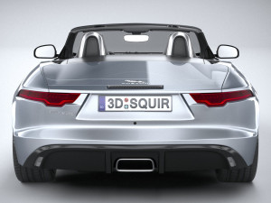 Jaguar F-type Regular Convertible 2021 3D 모델