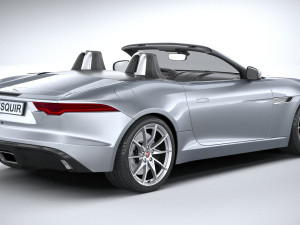 Jaguar F-type Regular Convertible 2021 3D 모델