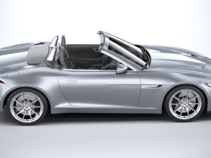 Jaguar F-type Regular Convertible 2021 3D 모델
