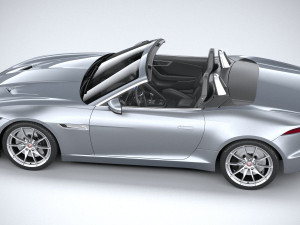 Jaguar F-type Regular Convertible 2021 3D 모델