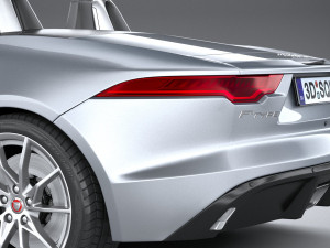 Jaguar F-type Regular Convertible 2021 3D 모델