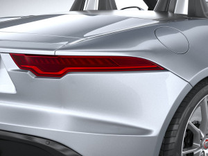 Jaguar F-type Regular Convertible 2021 3D 모델
