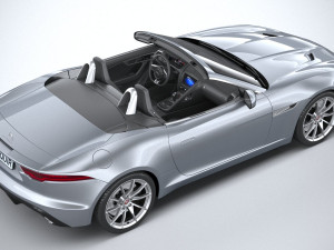 Jaguar F-type Regular Convertible 2021 3D 모델