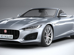 Jaguar F-type Regular Convertible 2021 3D 모델