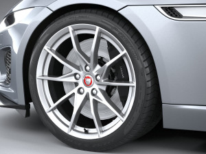 Jaguar F-type Regular Convertible 2021 3D 모델