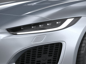 Jaguar F-type Regular Convertible 2021 3D 모델