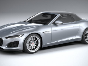 Jaguar F-type Regular Convertible 2021 3D 모델