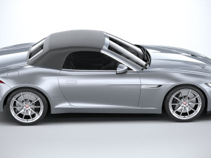 Jaguar F-type Regular Convertible 2021 3D 모델