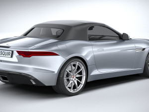 Jaguar F-type Regular Convertible 2021 3D 모델