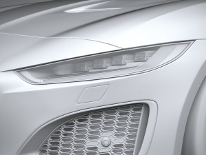 Jaguar F-type Regular Convertible 2021 3D 모델