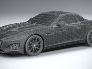 Jaguar F-type Regular Convertible 2021 3D 모델