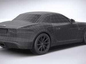 Jaguar F-type Regular Convertible 2021 3D 모델