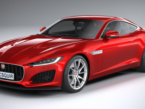 Jaguar F-type Regular Coupe 2021 Modello 3D