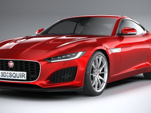 Jaguar F-type Regular Coupe 2021 Modello 3D