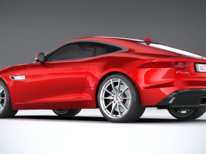 Jaguar F-type Regular Coupe 2021 Modello 3D