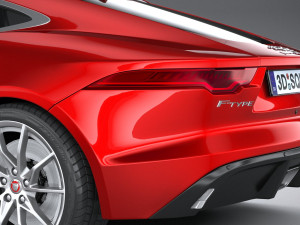 Jaguar F-type Regular Coupe 2021 Modello 3D