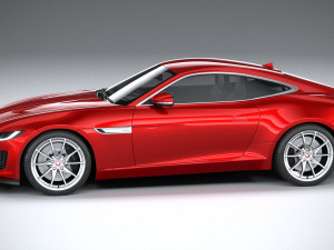 Jaguar F-type Regular Coupe 2021 Modello 3D