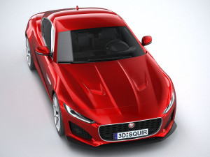 Jaguar F-type Regular Coupe 2021 Modello 3D