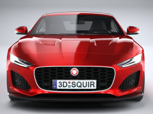 Jaguar F-type Regular Coupe 2021 Modello 3D