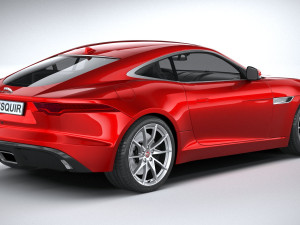 Jaguar F-type Regular Coupe 2021 Modello 3D