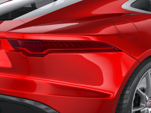 Jaguar F-type Regular Coupe 2021 Modello 3D