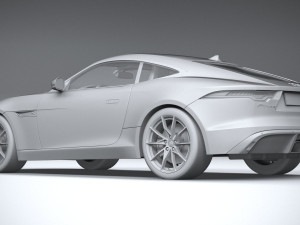 Jaguar F-type Regular Coupe 2021 Modello 3D