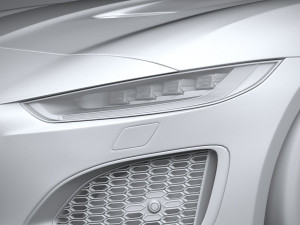 Jaguar F-type Regular Coupe 2021 Modello 3D
