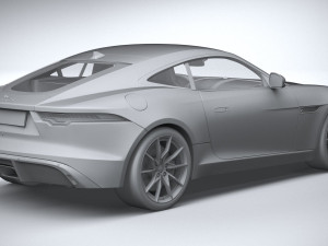 Jaguar F-type Regular Coupe 2021 Modello 3D