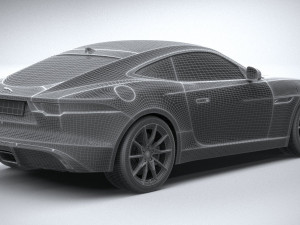 Jaguar F-type Regular Coupe 2021 Modello 3D
